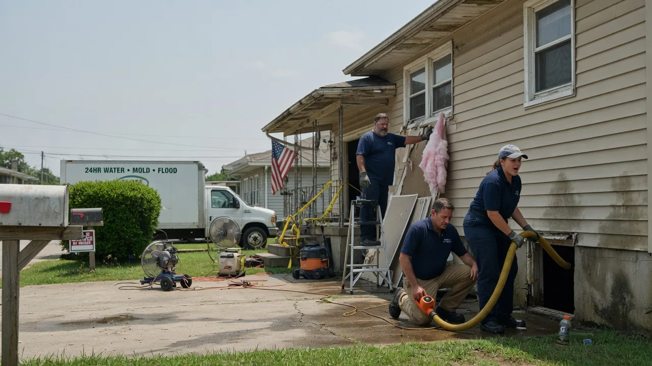 Water Damage Repair in Hodge, LA near me